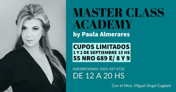 Master Class Academy vuelve en SEPTIEMBRE